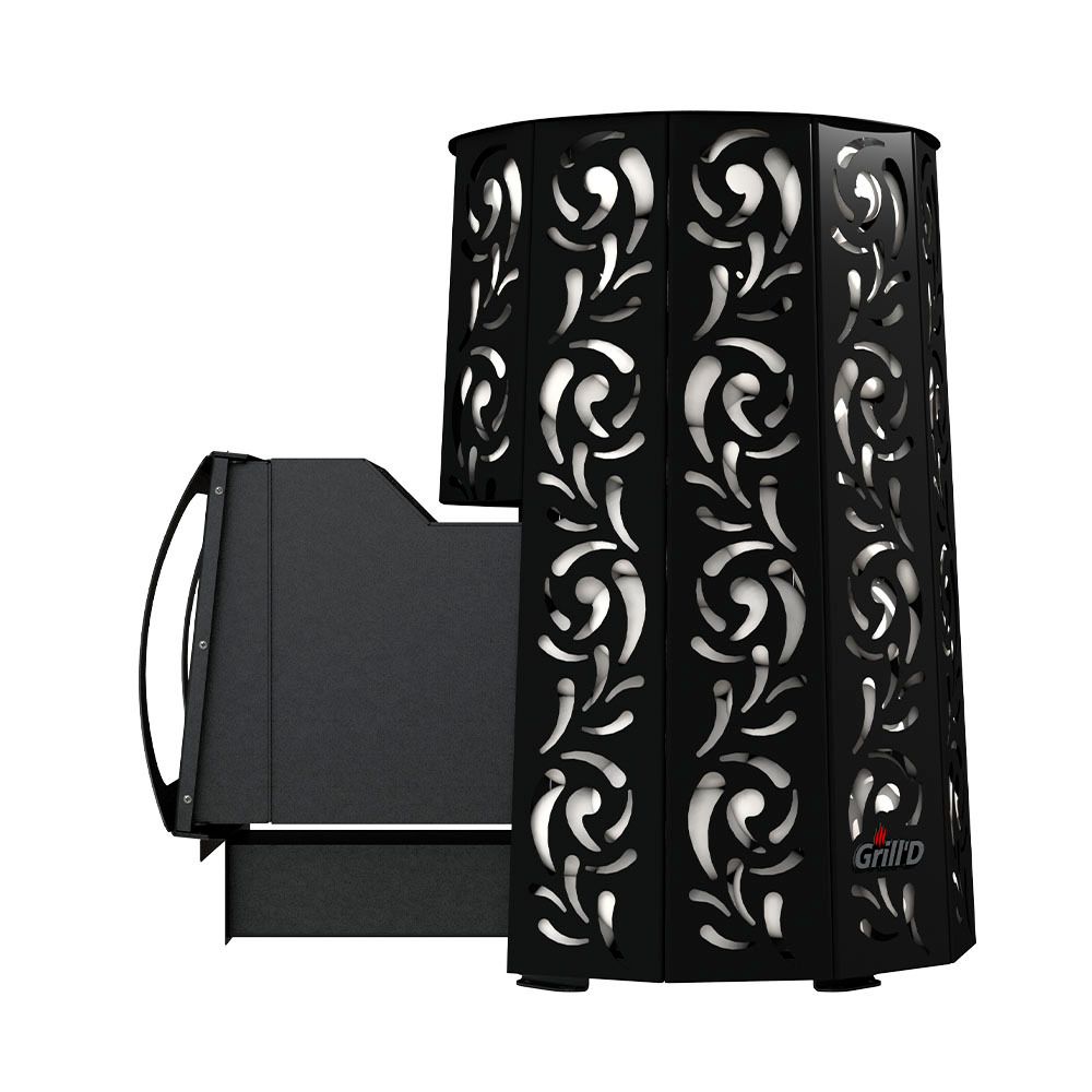 Дровяная банная печь Grill'D Violet Long Window Max Pro