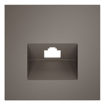 Накладка для розетки компьютерной RJ45 кат.6, S70 (капучино)