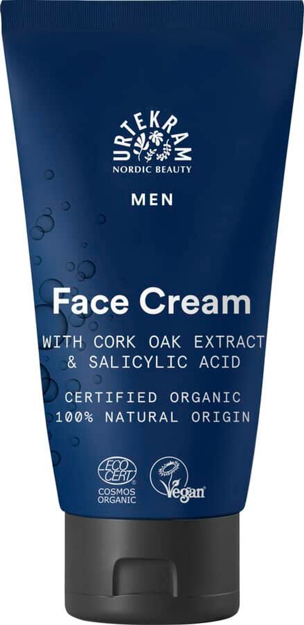 Крем для лица Urtekram для мужчин, 75 мл