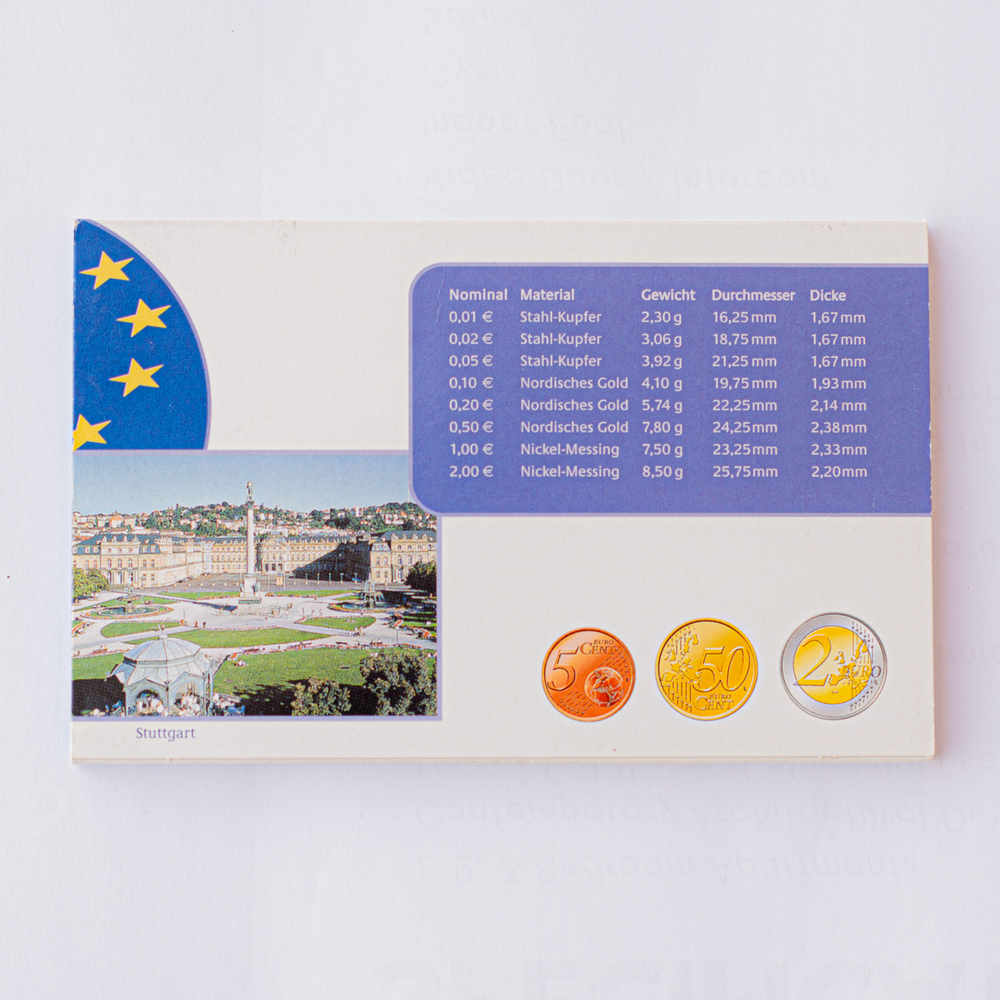 Germany 2002 Proof Coin Sets (A, D, F, G, J)