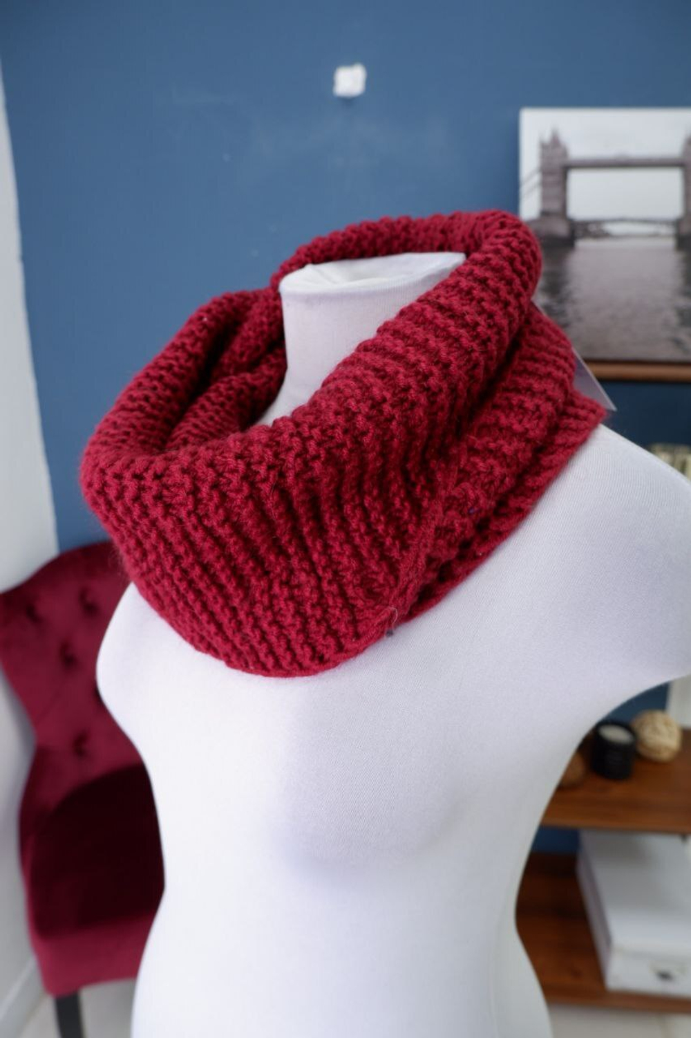 Снуд вязаный