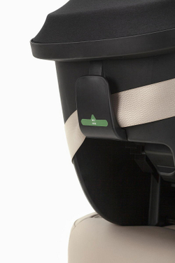 Коляска Carrello Vector CRL-6550 Ammonite AY329 Pro Absolute Black с базой Isofix 3 в 1 Cupcake Beige