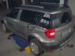 Фаркоп оцинкованный Galia S098C для Skoda Yeti 2009-2018(паспорт и сертификат в комплекте)(без электрики)