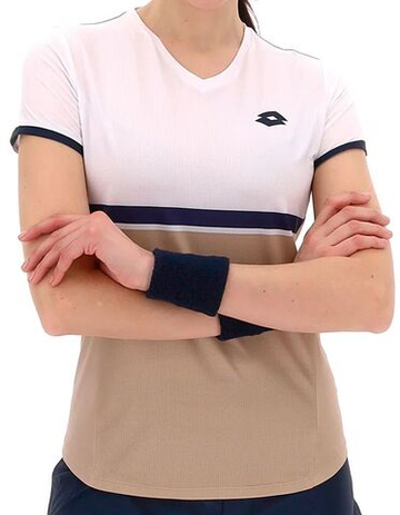 Женская теннисная футболка Lotto Tech - irish beige