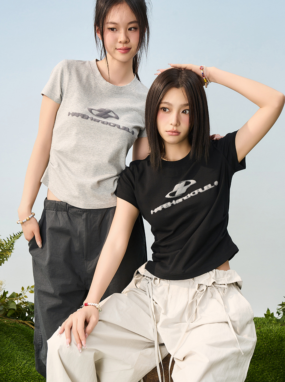 Женская футболка HARSHandCRUEL WMNS "Foam Logo" Crop Tee