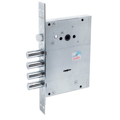 Замок Рязань врезной ЗВ 9-6 УН5/15 (КЛП15-120).У2 ф.красный 77462