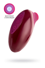 Вакуумный стимулятор клитора TOYFA A-Toys Myrty (Цвет: бордовый)
