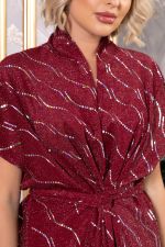 Платье Исландия (бордовое) П14814-30М LT Collection