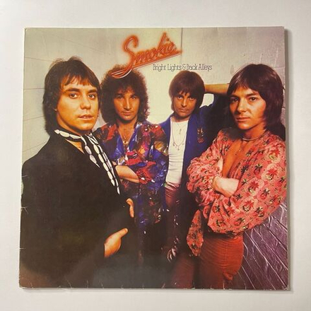 Винтажная виниловая пластинка LP Smokie Bright Lights and Back Alleys (Germany 1977)