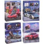 Пакет подарочный «Гонка» 26*32*10 см, микс