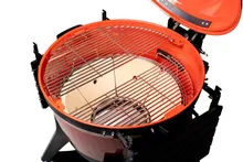 Угольный гриль Kamado Joe Kettle Joe, 57 см (красный), с ножками и столиками