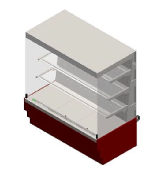 Витрина кондитерская холодильная REFETTORIO Crystal RKC22A PO