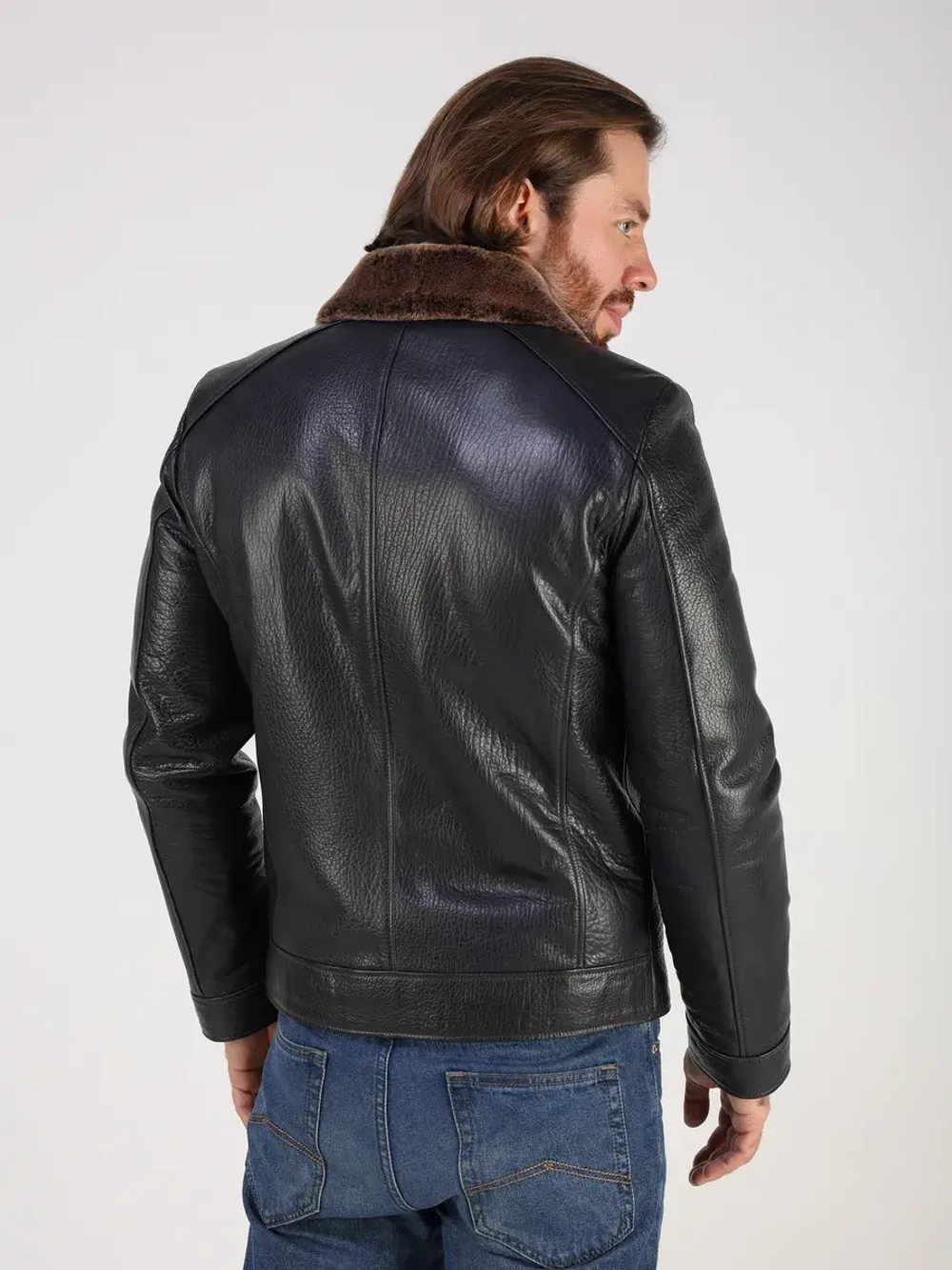 Дубленка натуральная куртка зимняя кожаная