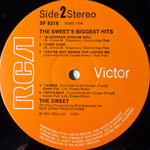 The Sweet ‎– The Sweet's Biggest Hits (Англия 1972г.)