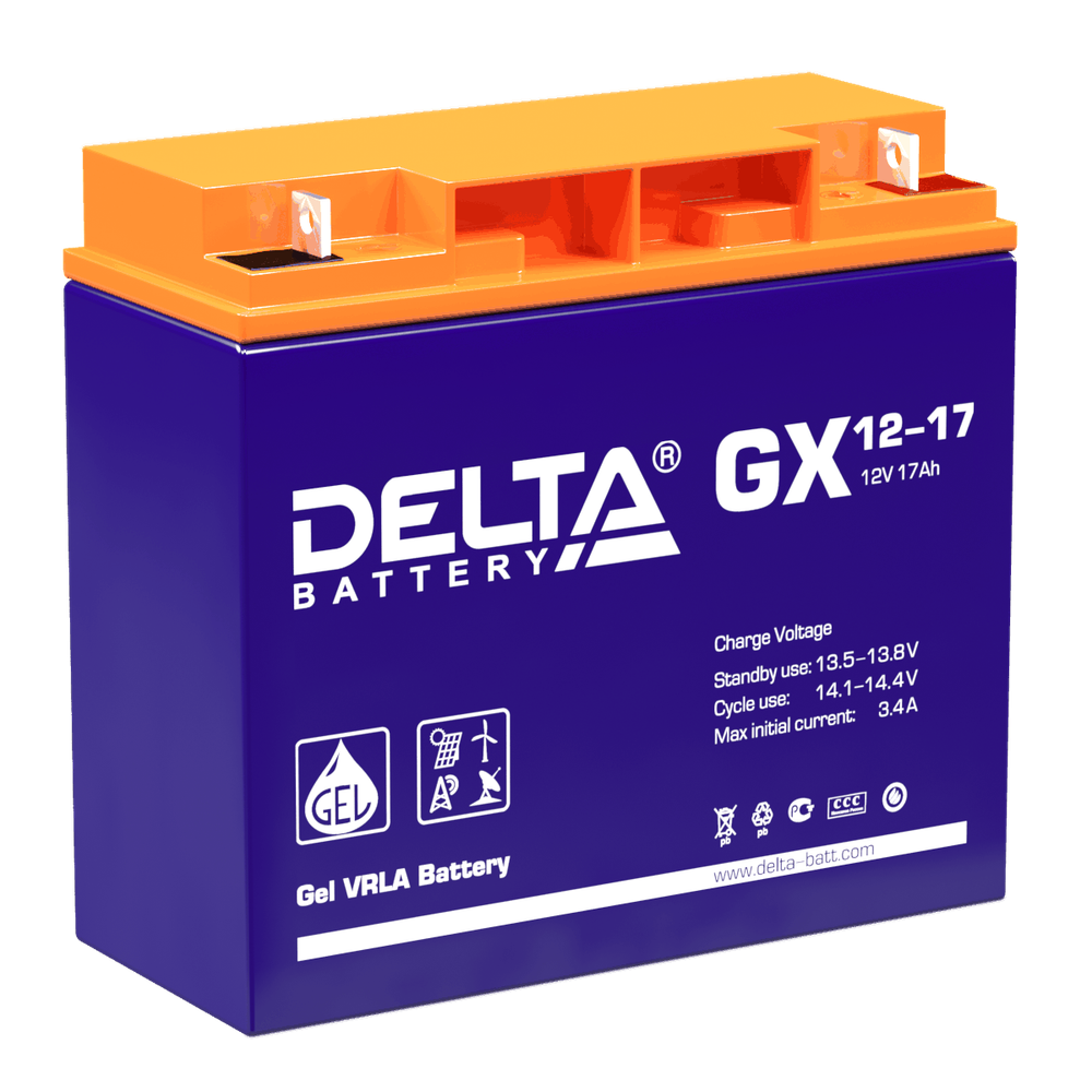 Аккумулятор DELTA GX 12-17