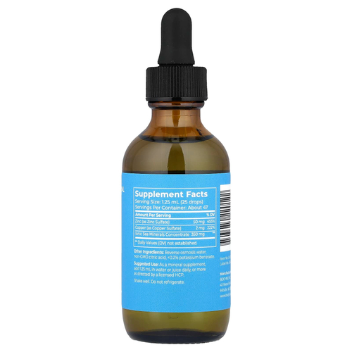BodyBio, Жидкий минеральный цинк, 59 мл (2 жидк. Унции)