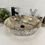Раковина из оникса Erozy Grey EO-64418 52*42*15 0156