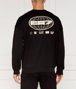 Худи EA7 - черный(7M000013 AF10432)