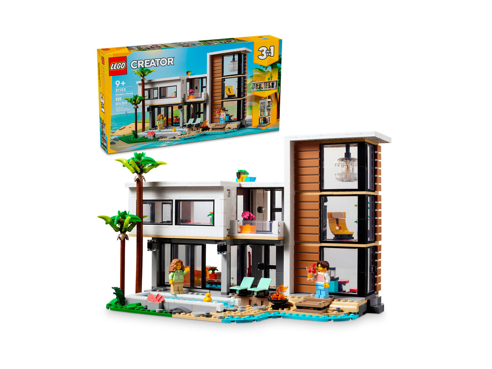 LEGO Creator 31153 — современный дом 3-в-1, модульный конструктор