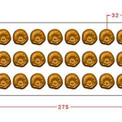 1059| Форма для шоколадных конфет (275*135мм)