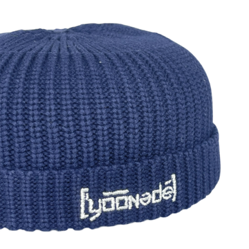 YOONEDE шапка Beanie Blue Emb