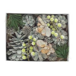 GAEM Изделие декоративное "Новогодняя композиция", L20 W15 H9 см