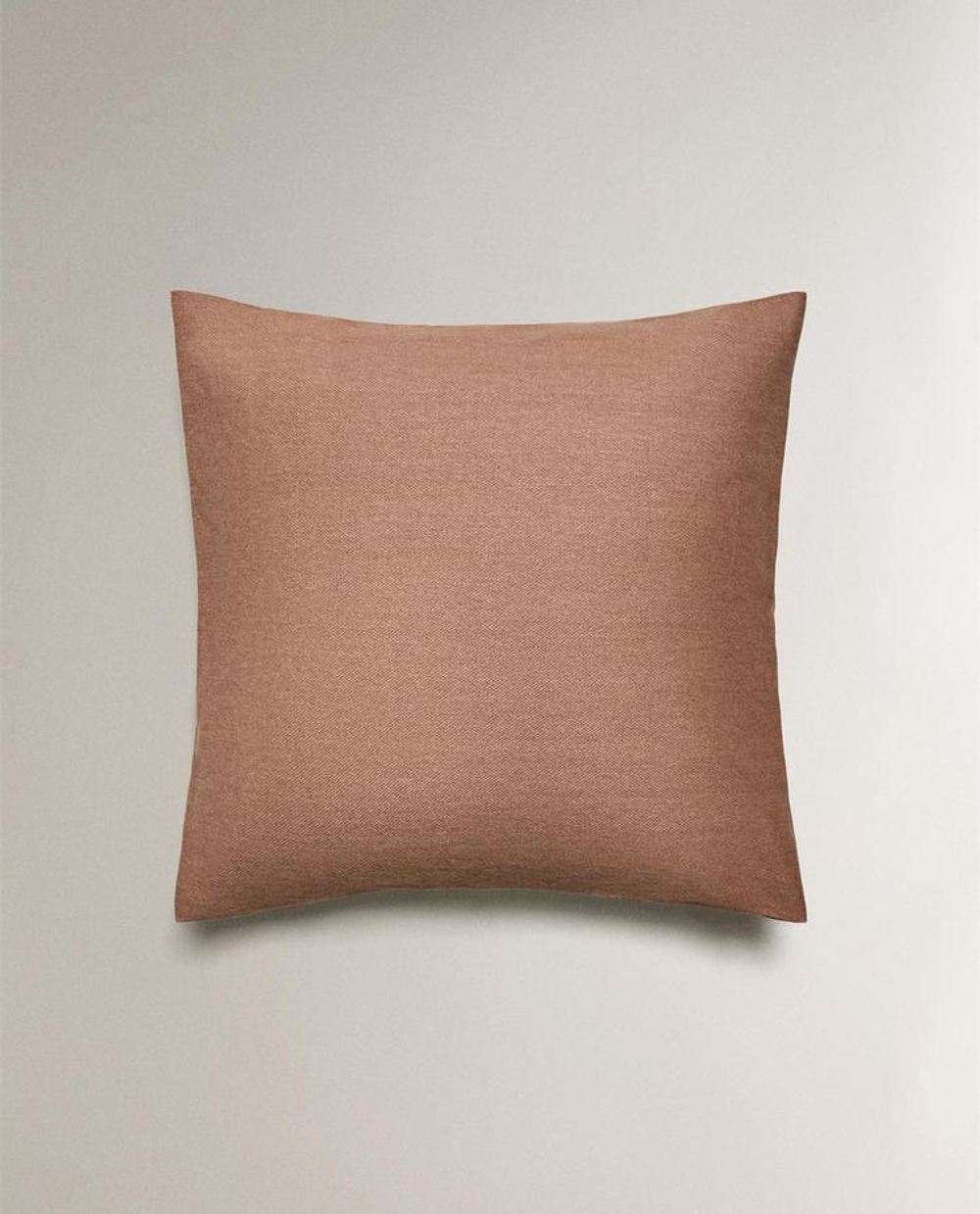 ZARA HOME ОДНОТОННАЯ НАВОЛОЧКА, РОЗОВЫЙ