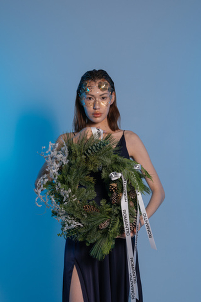 Новогодний венок "Северный ветер"