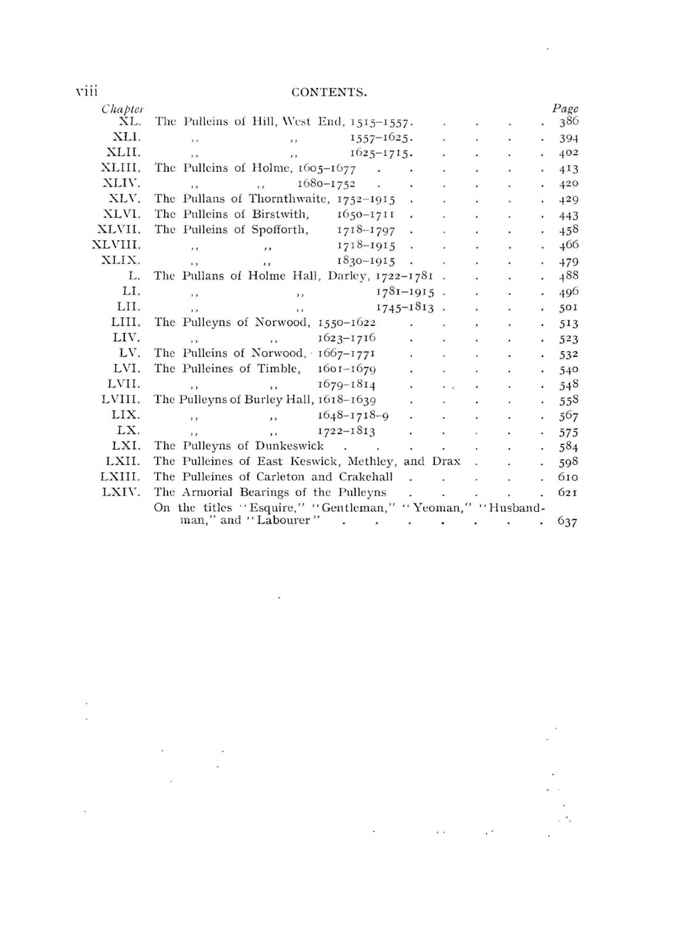 The Pulleyns of Yorkshire. With map and illustrations | Catherine Pullein
