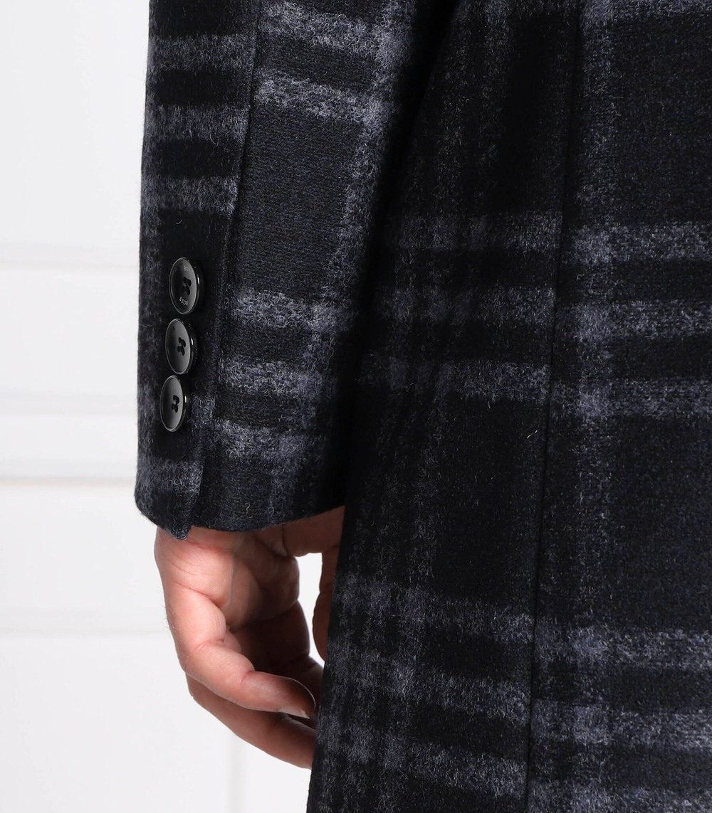 пальто h-hyde BOSS BLACK - темно-синий(50479591)