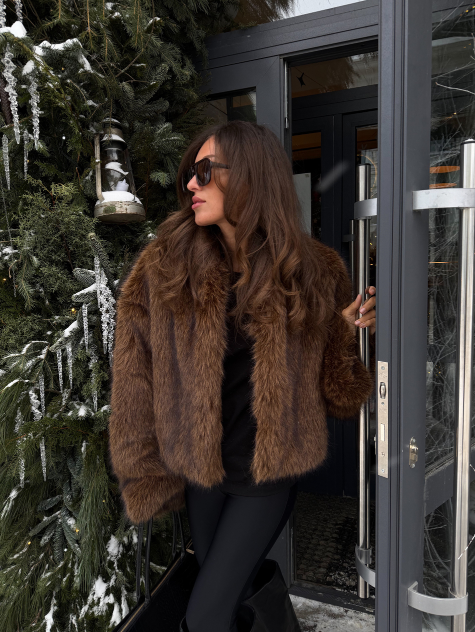 Эко-шуба LISA OGNENNAYA | Рыжий