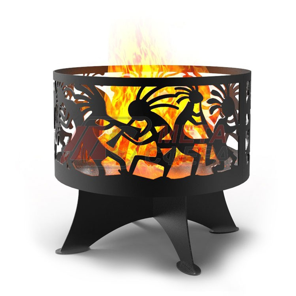 Чаша костровая Кокопелли кольцо