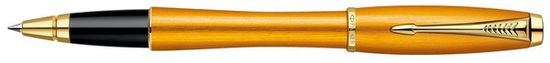 Ручка-роллер PARKER URBAN Premium Mandarin, цвет: Yellow GT, цвет стержня: черный, 1892653
