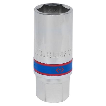 Цена на KING TONY (466521C) Головка свечная шестигранная 1/2", 21 мм, магнитный фиксатор