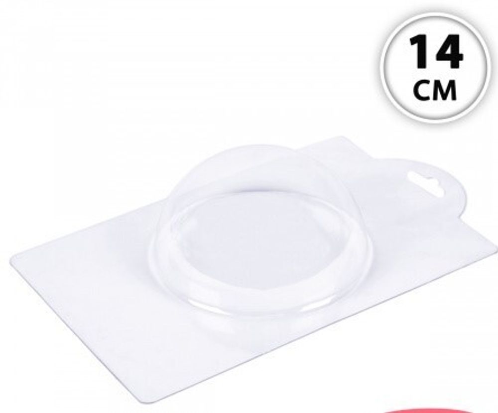 Полусфера пластиковая большая 14 см