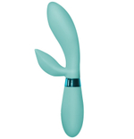 Вибратор кролик Indeep Leyla силикон бирюзовый 20,5 см