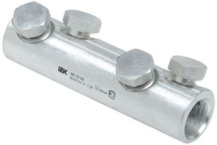 Гильза механическая АМГ 240-300 до 1кВ со срывными болтами алюм. IEK UZA-29-S240-S300-1