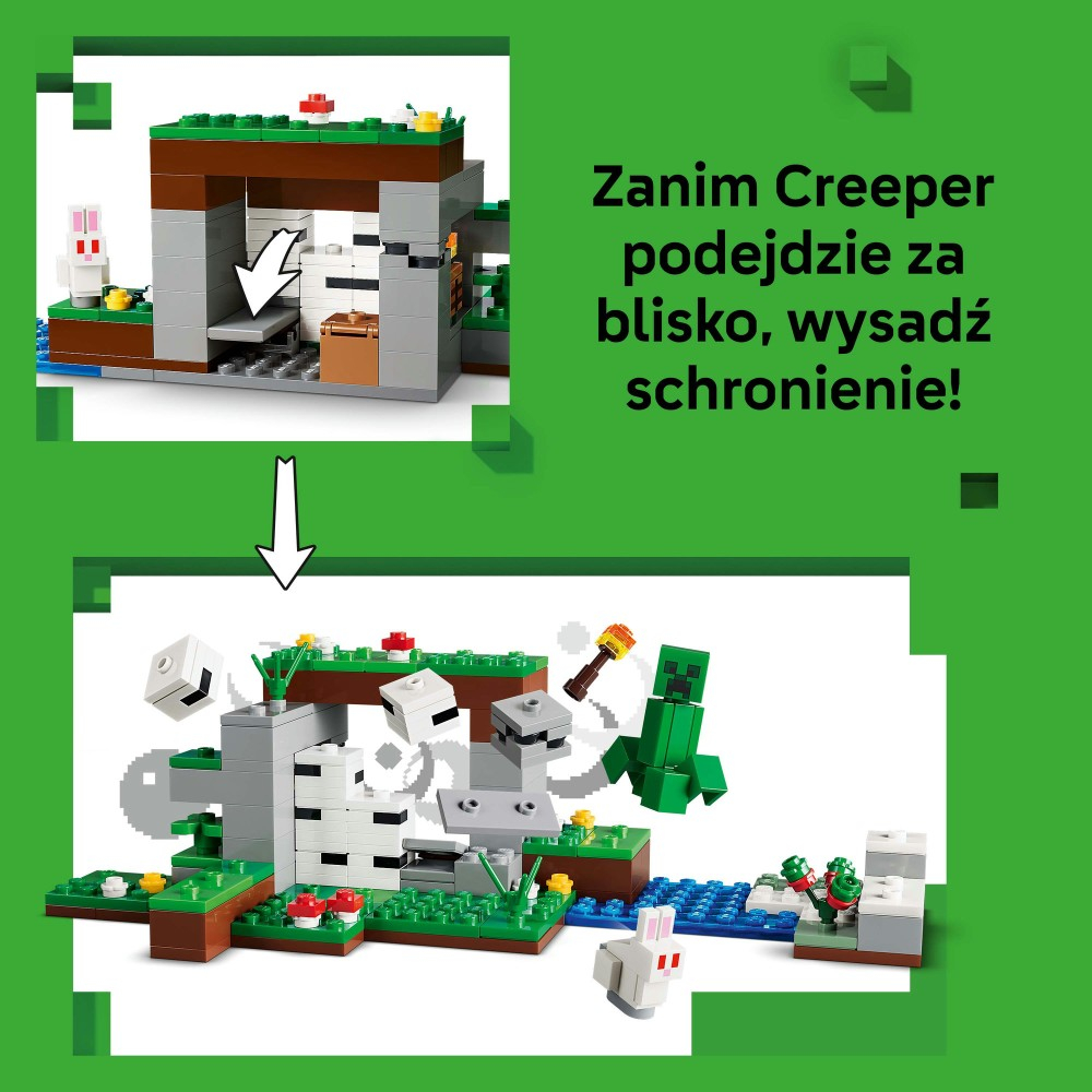 Конструктор LEGO Minecraft 21593 Выживание в первую ночь — фото 7