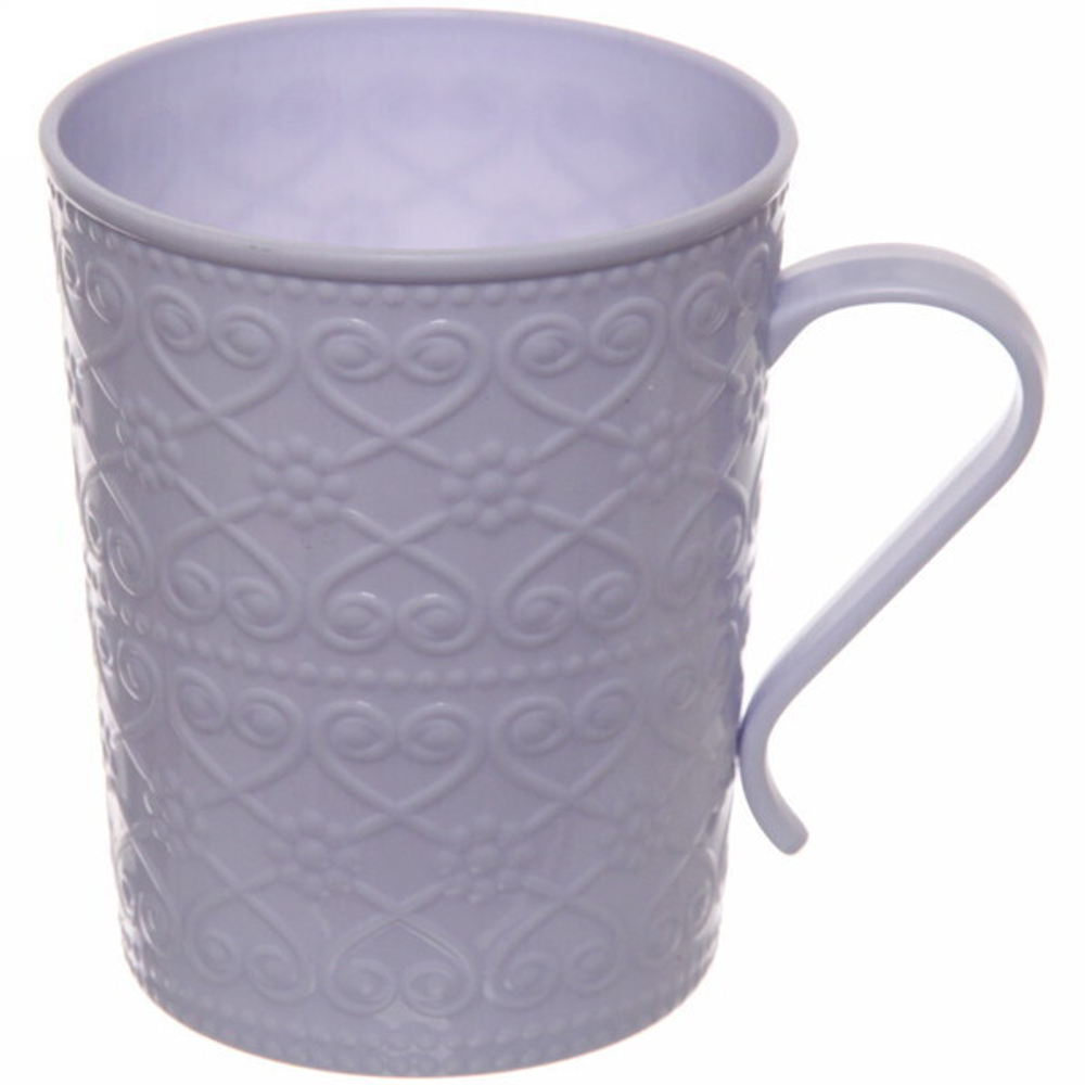 Кружка пластиковая 350мл «Кружево»