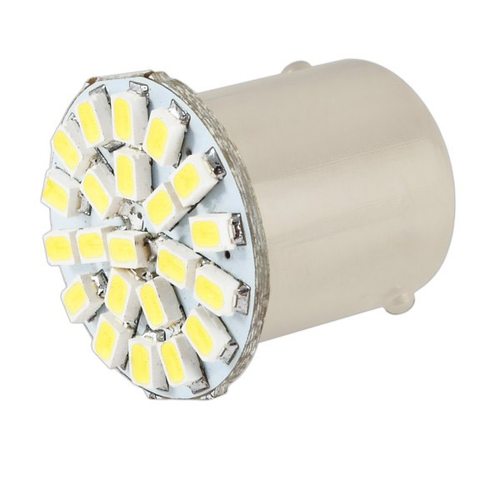 Светодиодная лампа P21W 12V BA15s Skyway, 22 SMD, белый