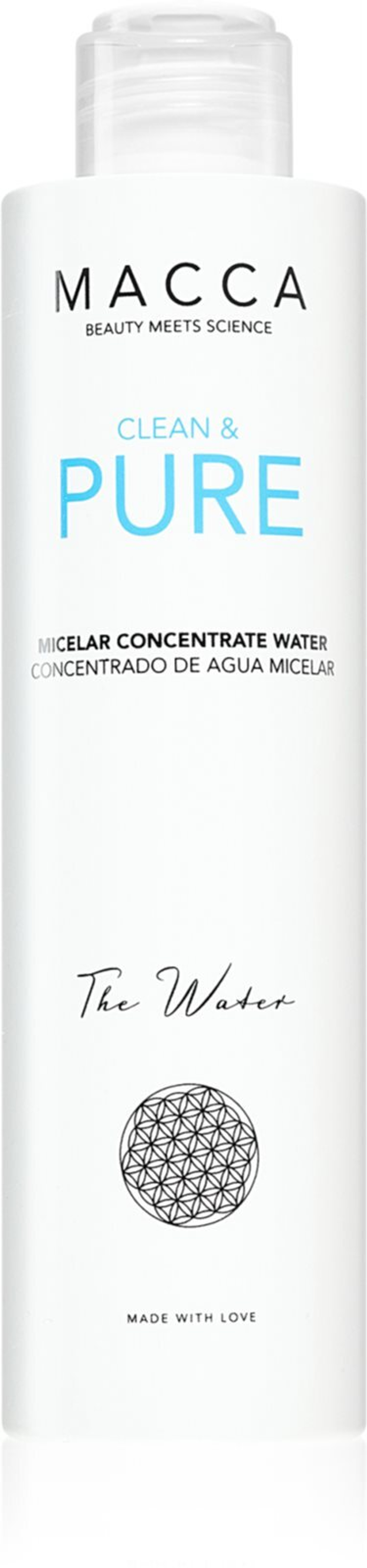 Macca Clean & Pure - мицеллярная вода для всех типов кожи /   200  ml  / GTIN 8435202410043