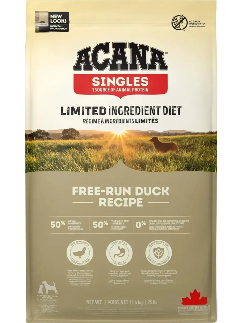 Acana Singles Free-run Duck (Акана Утка) сухой корм для собак 11,4 кг