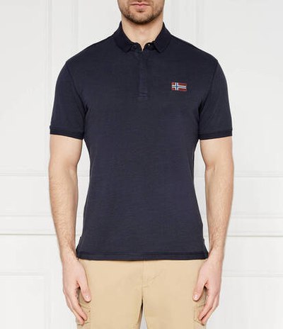 Поло Napapijri - темно-синий(NP0A4HPY)