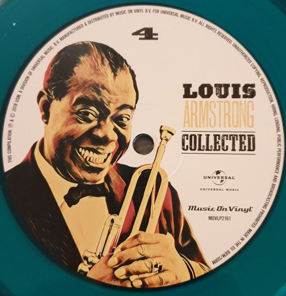 Louis Armstrong. Collected (2 LP, Colour) Луи Армстронг. Новая запечатанная виниловая пластинка