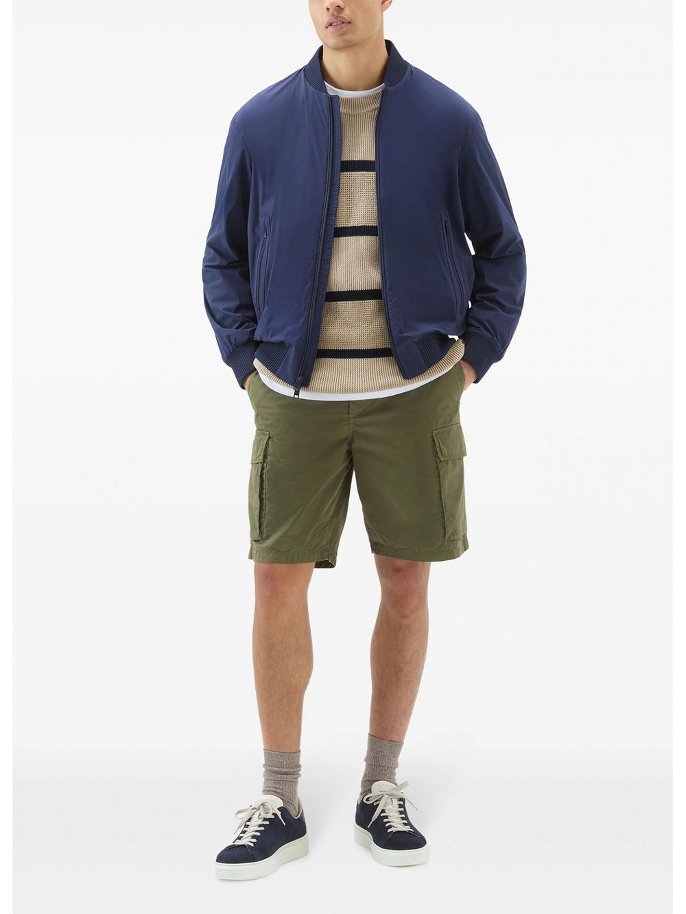 Бомбер мужской Matt Stretch Bomber WOOLRICH