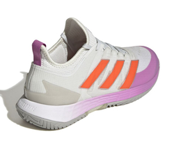Женские Кроссовки теннисные Adidas Adizero Ubersonic 4 W - crystal white/impact orange/semi pulse lilac