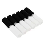 Нитки швейные 45 ЛЛ, 200 м, полиэстер, НАБОР 12 штук, 6 белых / 6 черных, DEVELIA (Девелиа), 609620