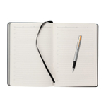 Подарочный набор: Ручка перьевая Parker Jotter Stainless Steel GT, Mblue и Ежедневник  недатированный, чёрный