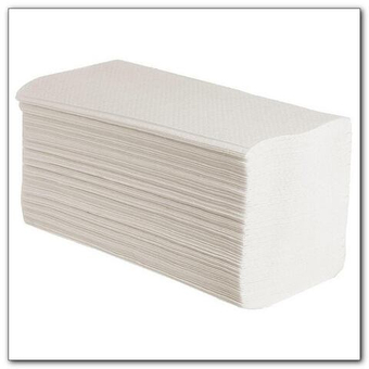 Полотенца бумажные V-образные 2 слойные