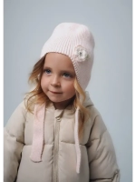 Шапка-чепчик для девочек на осень